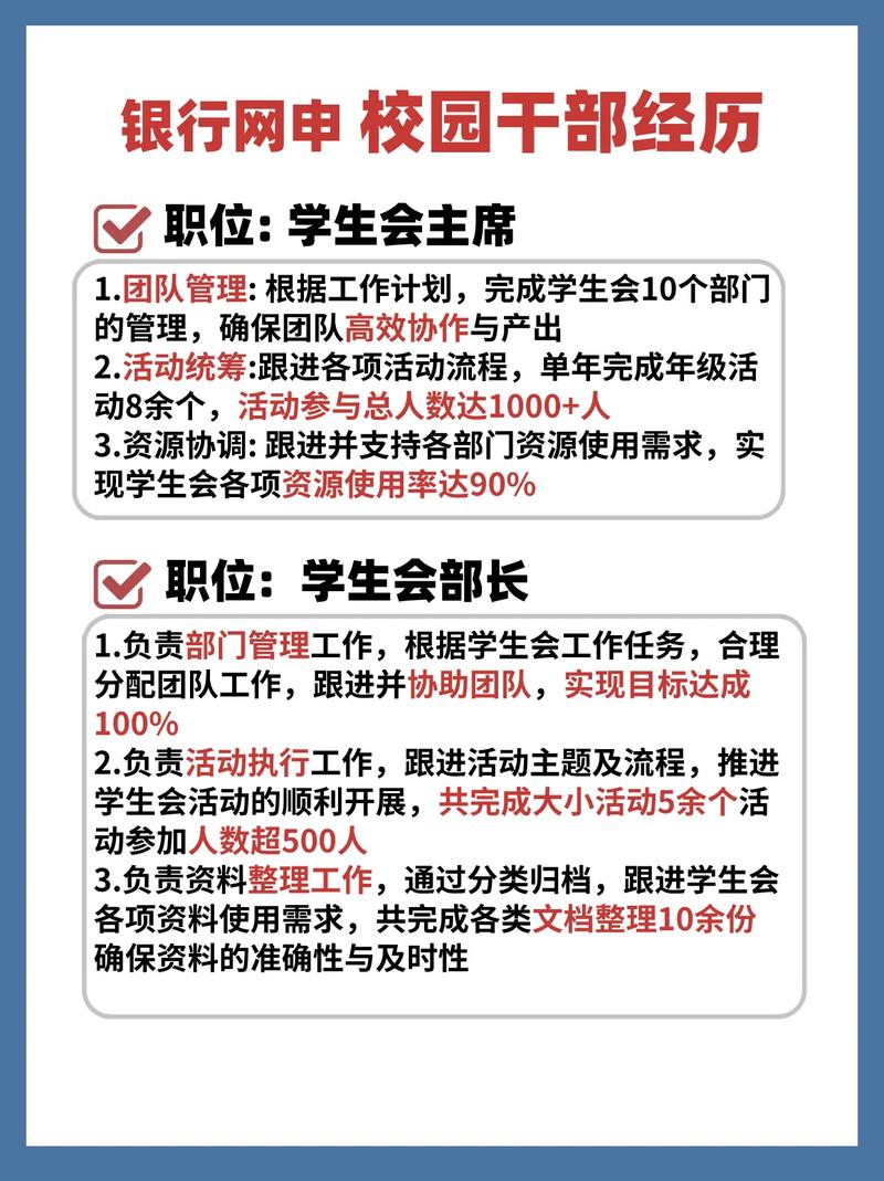 银行校园招聘网申形式及基本内容介绍，含常见问题类型