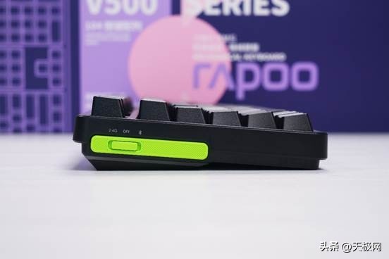雷柏v500键帽_雷柏V500PRO多模版键盘_多功能办公游戏键盘