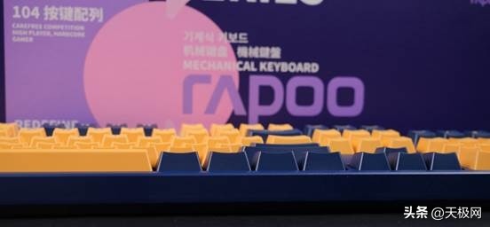 多功能办公游戏键盘_雷柏v500键帽_雷柏V500PRO多模版键盘