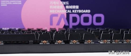 雷柏v500键帽_多功能办公游戏键盘_雷柏V500PRO多模版键盘