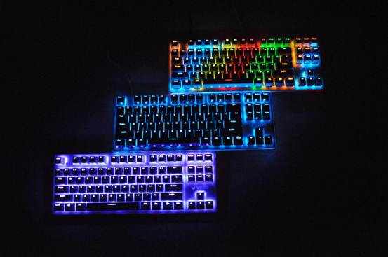 雷柏V500RGB全彩背光游戏机械键盘_雷柏v500设置_雷柏V500RGB键盘背光模式详解