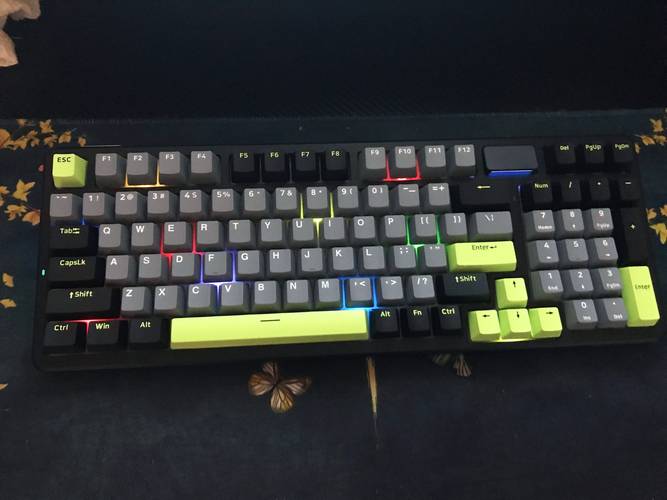 雷柏V500DIY-100热插拔机械键盘_v500l v700s_雷柏线性银轴键盘