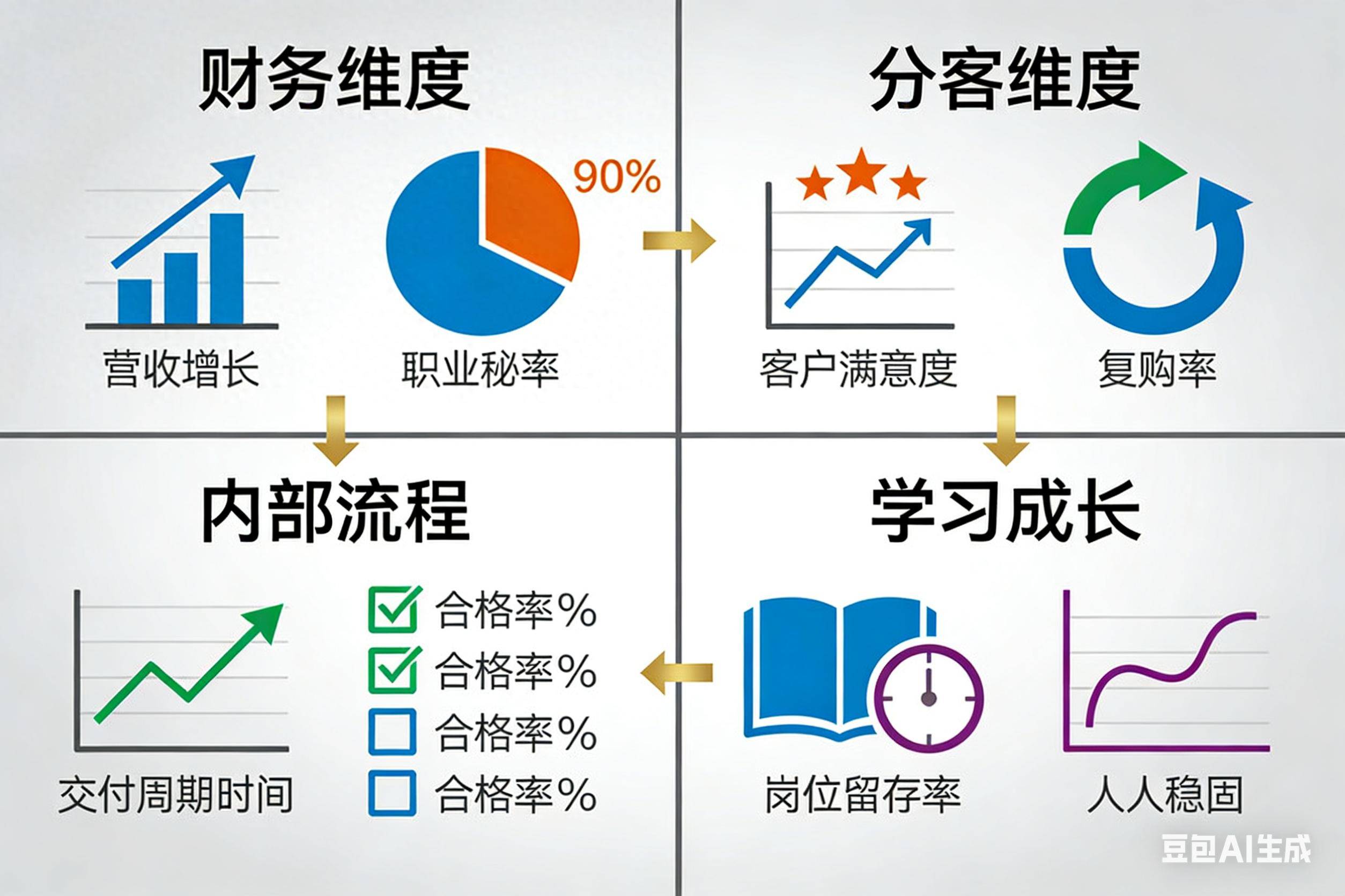 中小企业突破困境秘籍：平衡计分卡实现战略落地四个维度