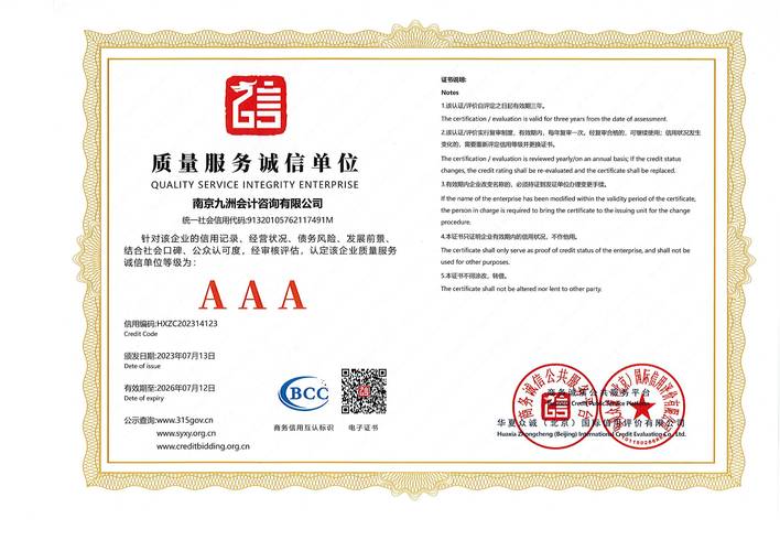 南京九洲会计咨询有限公司_高校财务软件_小型加工企业财务软件