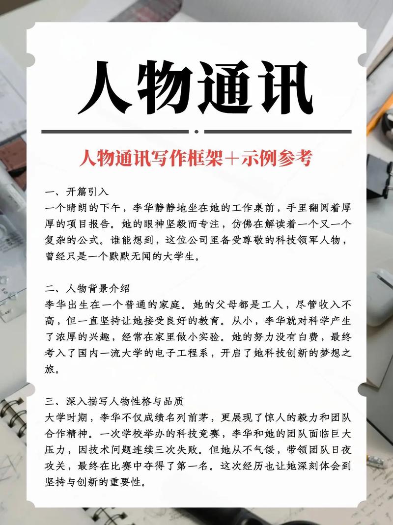 通讯体裁事迹材料：常见通讯类型及人物通讯写作要点全解析